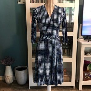 Leota dress with belt tie